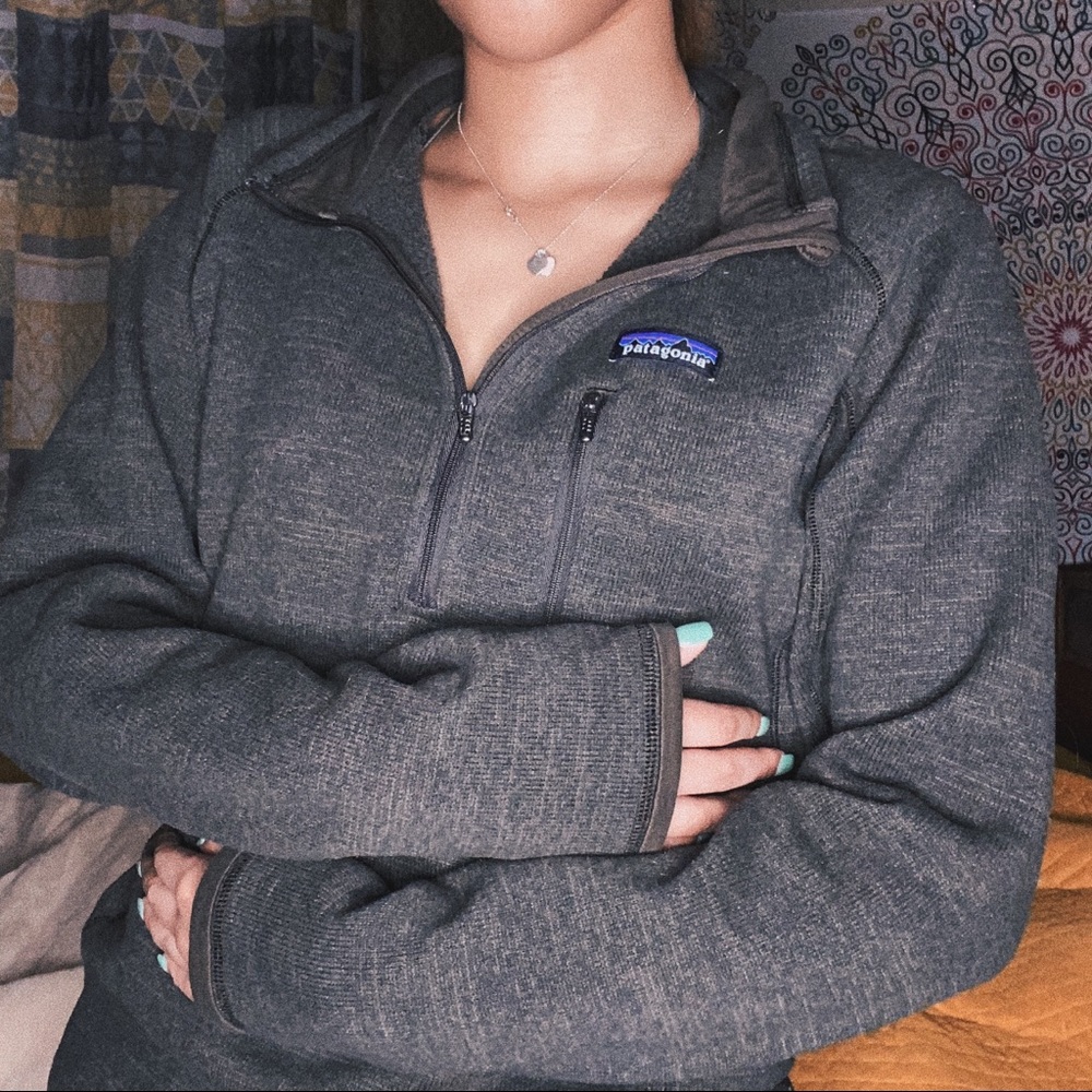 Grey knit Patagonia 😻😻
